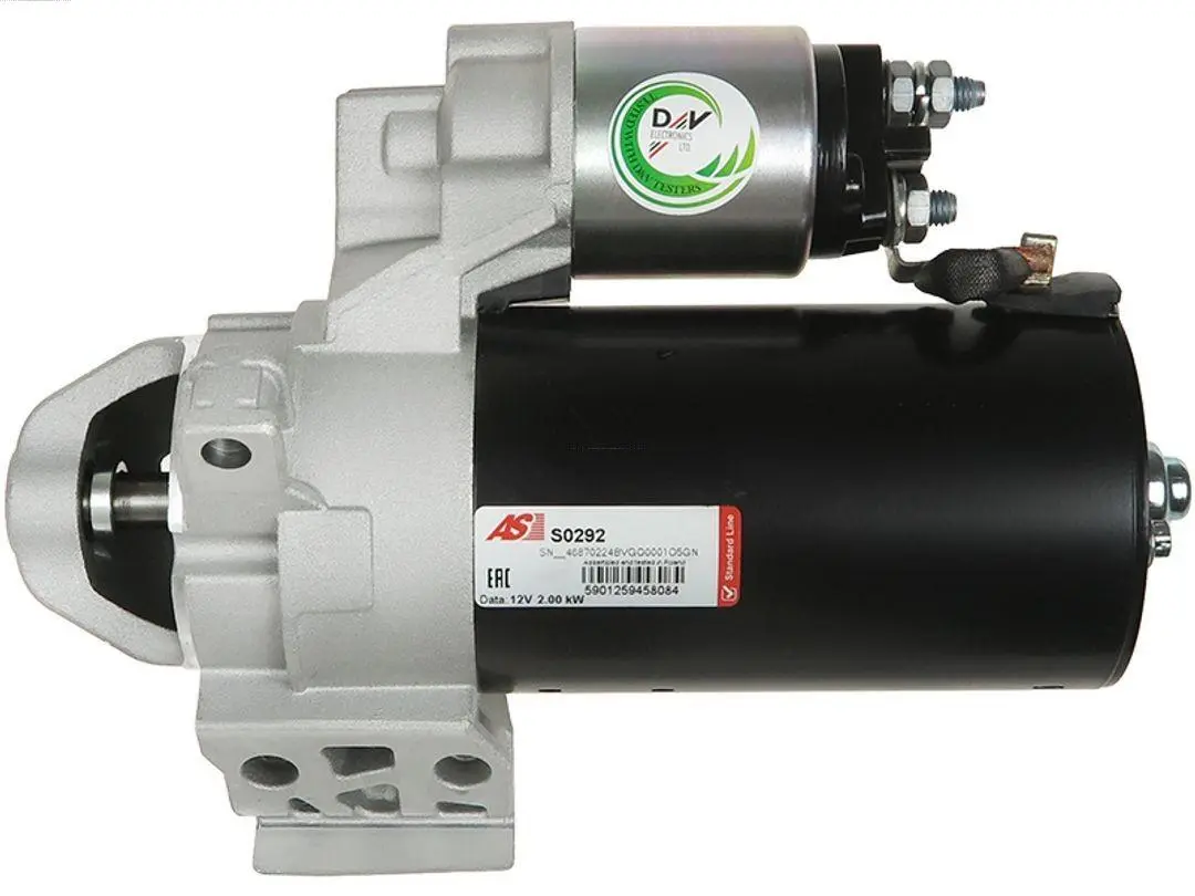 Starter BMW │ AS-PL Starter motor 12V 2.0 kW, Number of Teeth  Number of Teeth: 11