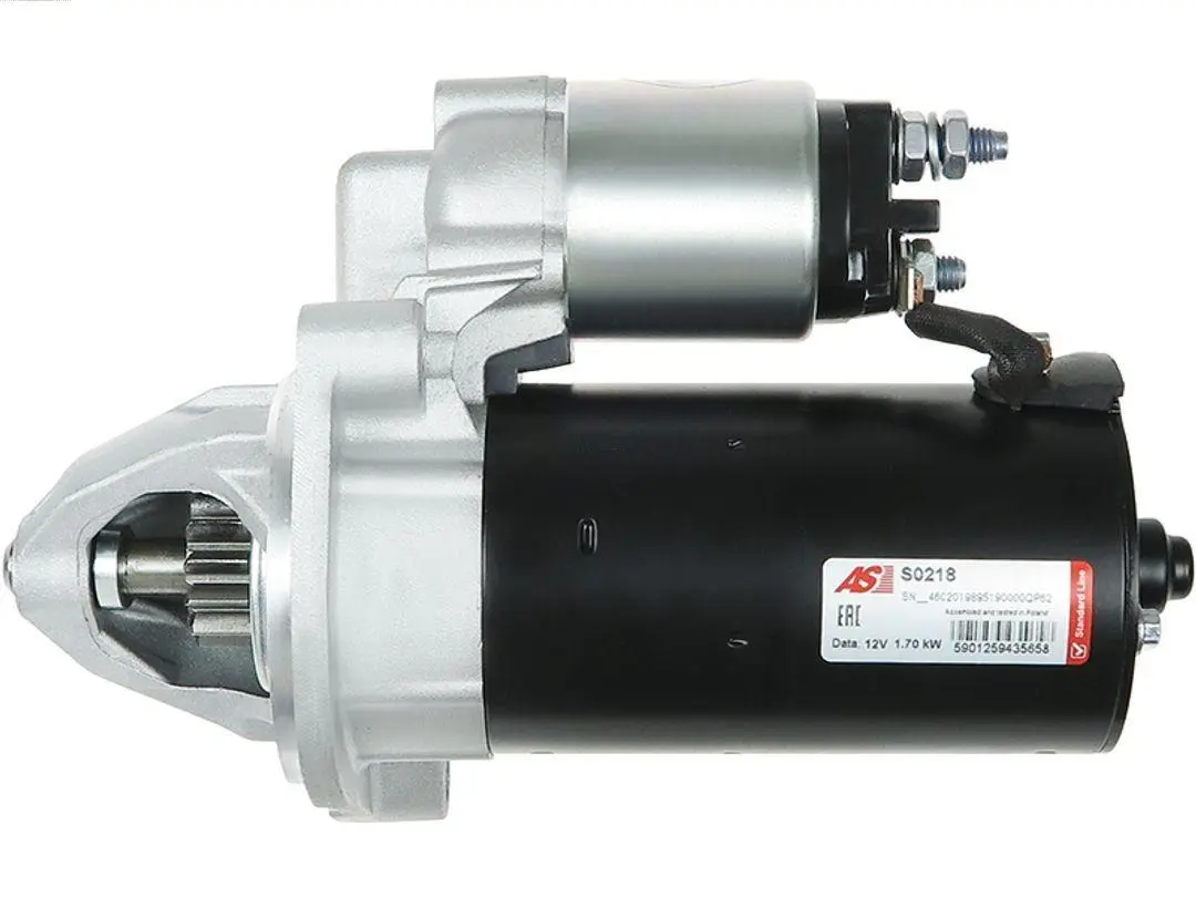 Starter Mercedes-Benz │ AS-PL Starter motor 12V 1,70kW, Number of Teeth 12