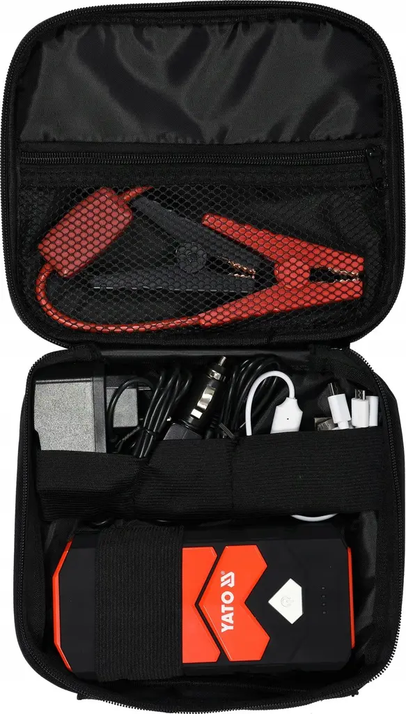 Starthjelp jumpstarter YATO 9000 mAh │ Start Aid Device Booster Battery Capacity - 400A – bilde 3