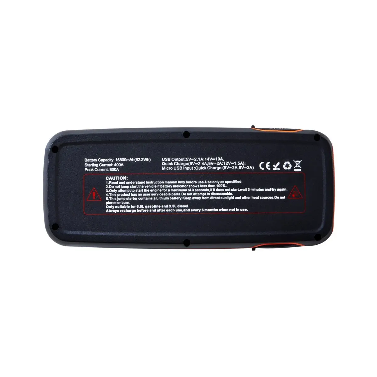 Starthjelp Osram BATTERYstart 400 (16800 mAh / 400 A)  med powerbank – bilde 7