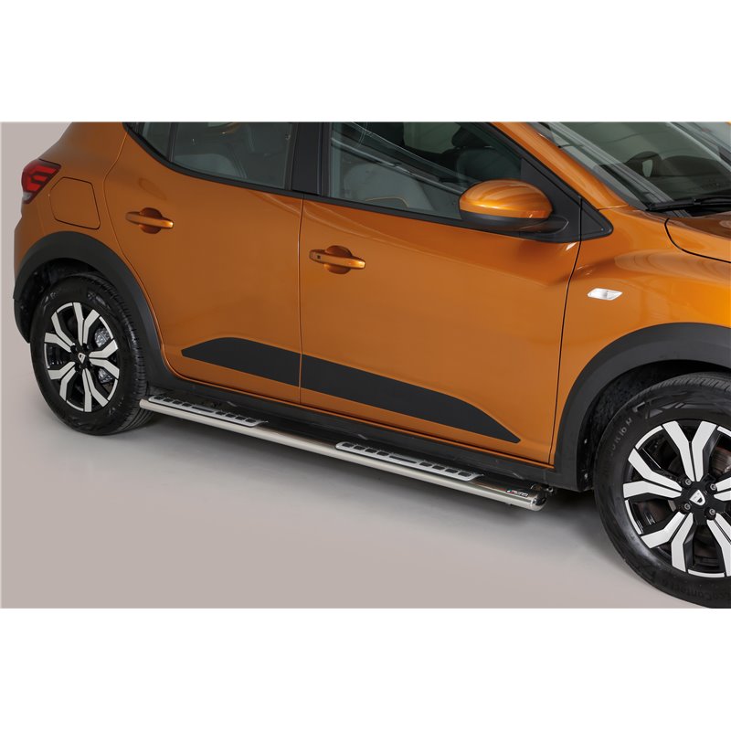 Stigtrinn Dacia Sandero Stepway 2020-> │Chrome