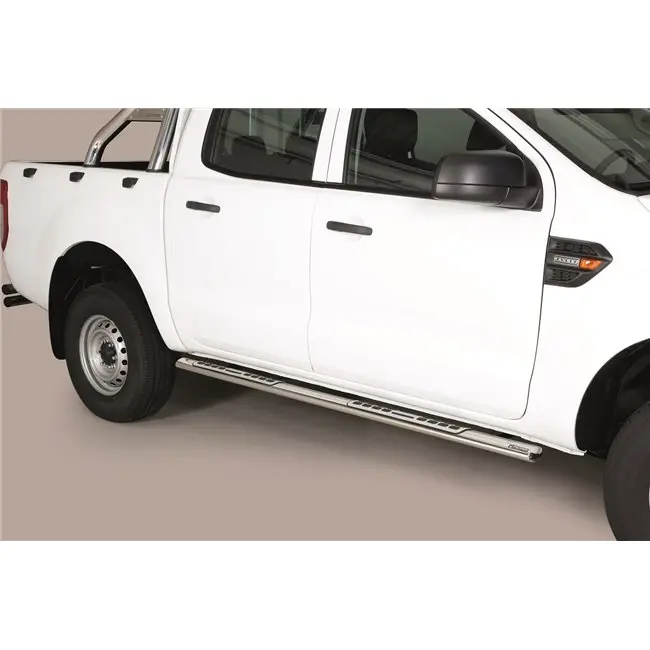 Stigtrinn Ford Ranger 2012 - 2019 │ Double Cab Chrome