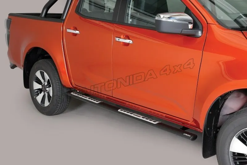 Stigtrinn Isuzu D-Max III 2019 -> │ Double Cab Black