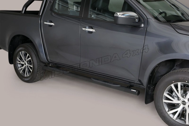 Stigtrinn Isuzu D-Max III 2024 -> │ Ø76 Double Cab Chrome Edition
