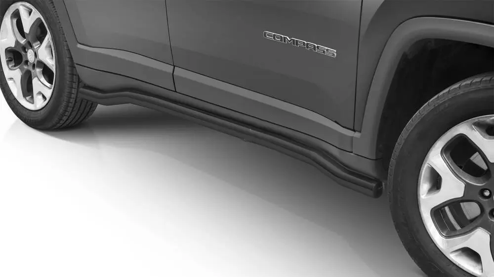 Stigtrinn Jeep Compass II 2016 - 2020 │ Black Edition