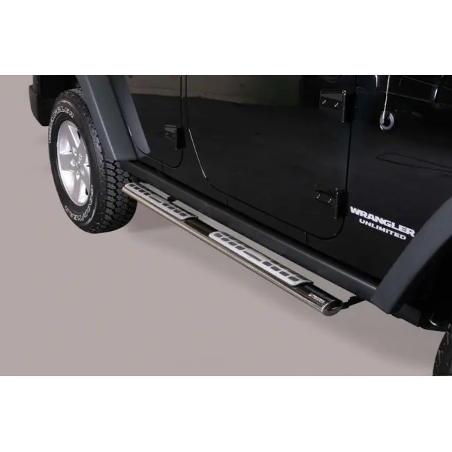 Stigtrinn Jeep Wrangler JK Facelift 2010 - 2018 │ Chrome 5 doors Image 1