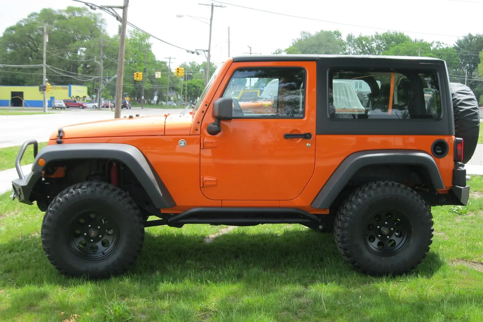 Stigtrinn / Kanalrør Jeep Wrangler JK 2006 - 2018 │ 2 dørs – bilde 4