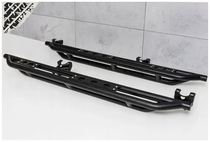 Stigtrinn / Kanalrør Jeep Wrangler JK 2006 - 2018 │ Raptor Black – bilde 4