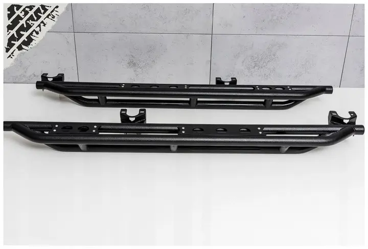 Stigtrinn / Kanalrør Jeep Wrangler JK 2006 - 2018 │ Raptor Black – bilde 5