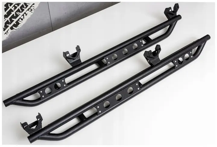 Stigtrinn / Kanalrør Jeep Wrangler JK 2006 - 2018 │ Raptor Black – bilde 8