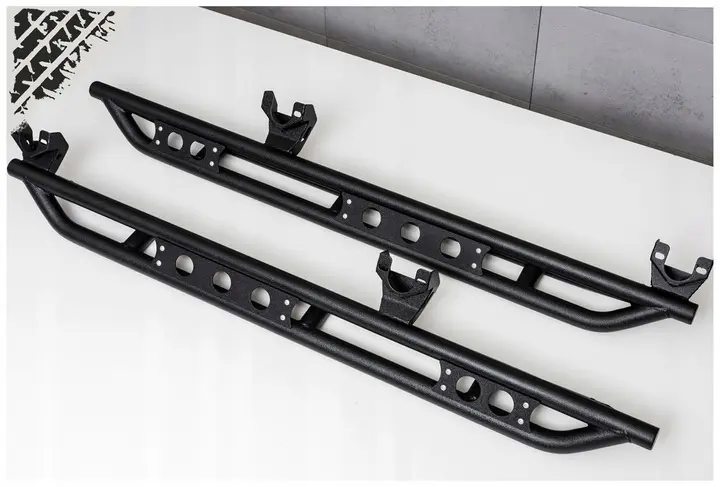 Stigtrinn / Kanalrør Jeep Wrangler JK 2006 - 2018 │ Raptor Black – bilde 9