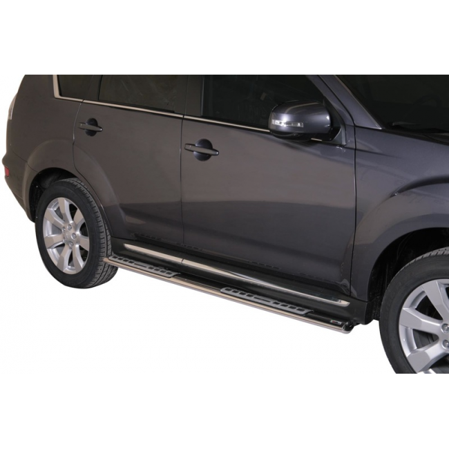Stigtrinn Mitsubishi Outlander II Facelift 2010 - 2012 │ Chrome