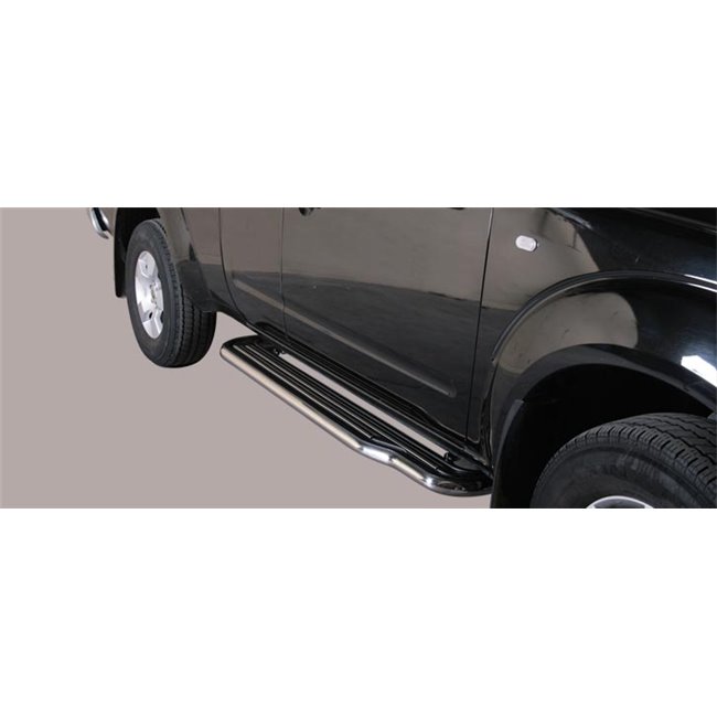 Stigtrinn Nissan Navara III (D40) 2005 - 2015 │ King Cab Chrome