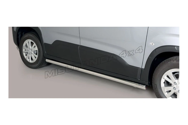 Stigtrinn Peugeot Rifter / Peugeot Partner III 2018->  │ MWB - D - Ø63mm Chrome