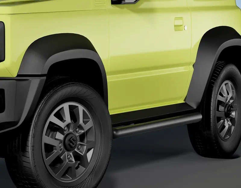 Stigtrinn Suzuki Jimny IV 2018 -> │ Black Edition