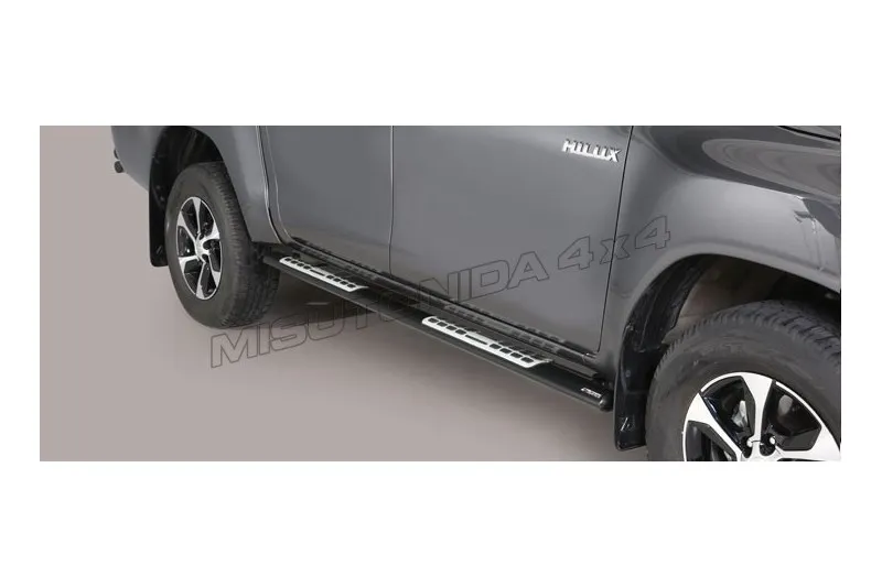 Stigtrinn Toyota Hilux VIII 2015 -> │ Double Cab - Black Edition