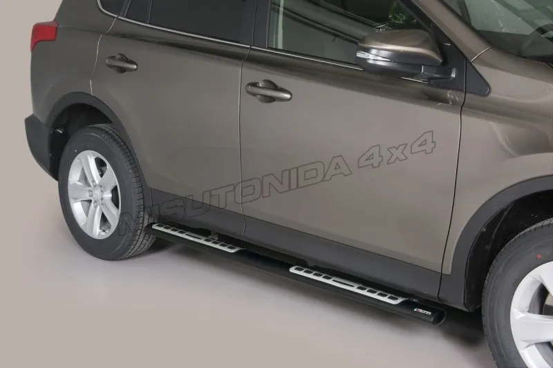 Stigtrinn Toyota RAV 4 2013->/ Hybrid 2016-2018 │Black