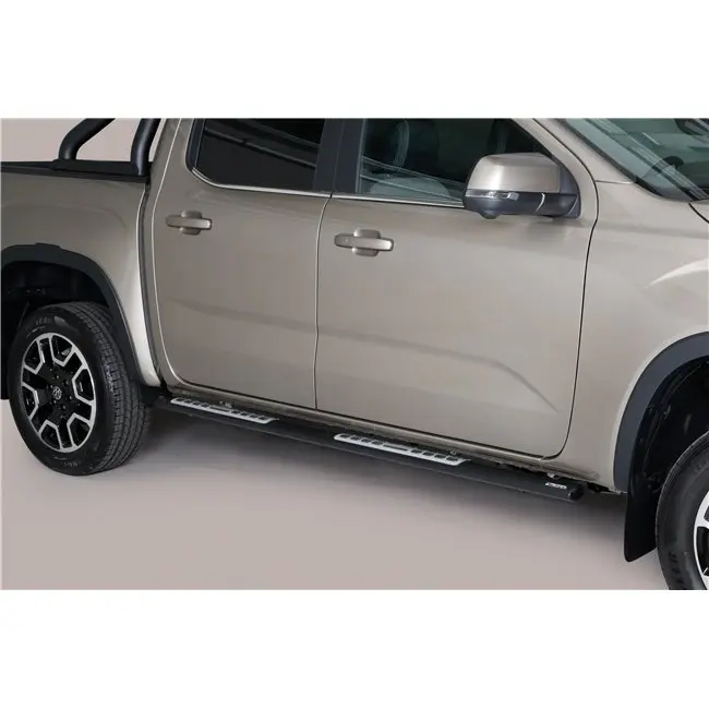 Stigtrinn VW Amarok II 2022 ->  │ D - Ø50 Double Cab Black Edition