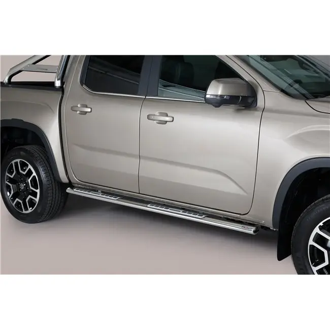 Stigtrinn VW Amarok II 2022 ->  │ D - Ø50 Double Cab Chrome Edition
