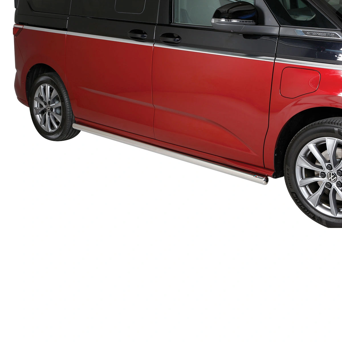 Stigtrinn VW T7 Multivan 2021 -> │ D - Ø63mm Chrome med Inox-deksler
