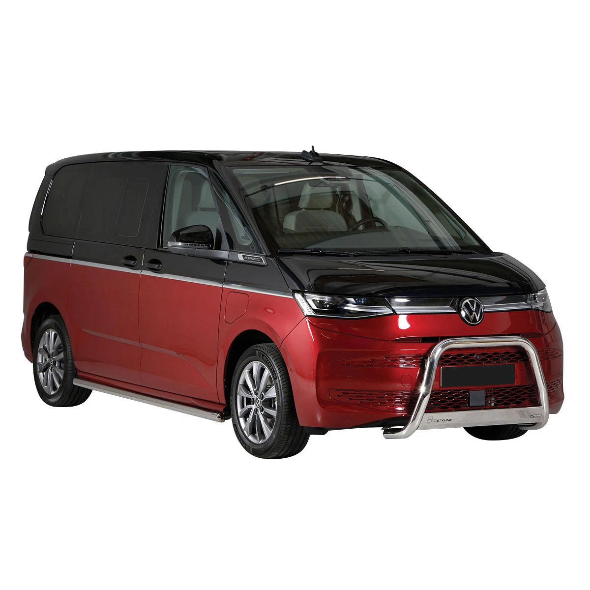 Stigtrinn VW T7 Multivan 2021 -> │ D - Ø63mm Chrome med Inox-deksler – bilde 2
