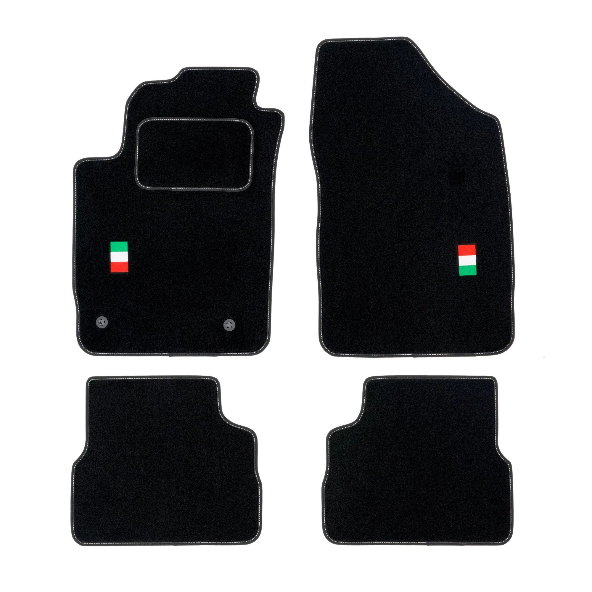 Stoffmatter Alfa Romeo Giulietta 2010 - 2020 │ Italy Club Style Velour Floor Mats – bilde 2