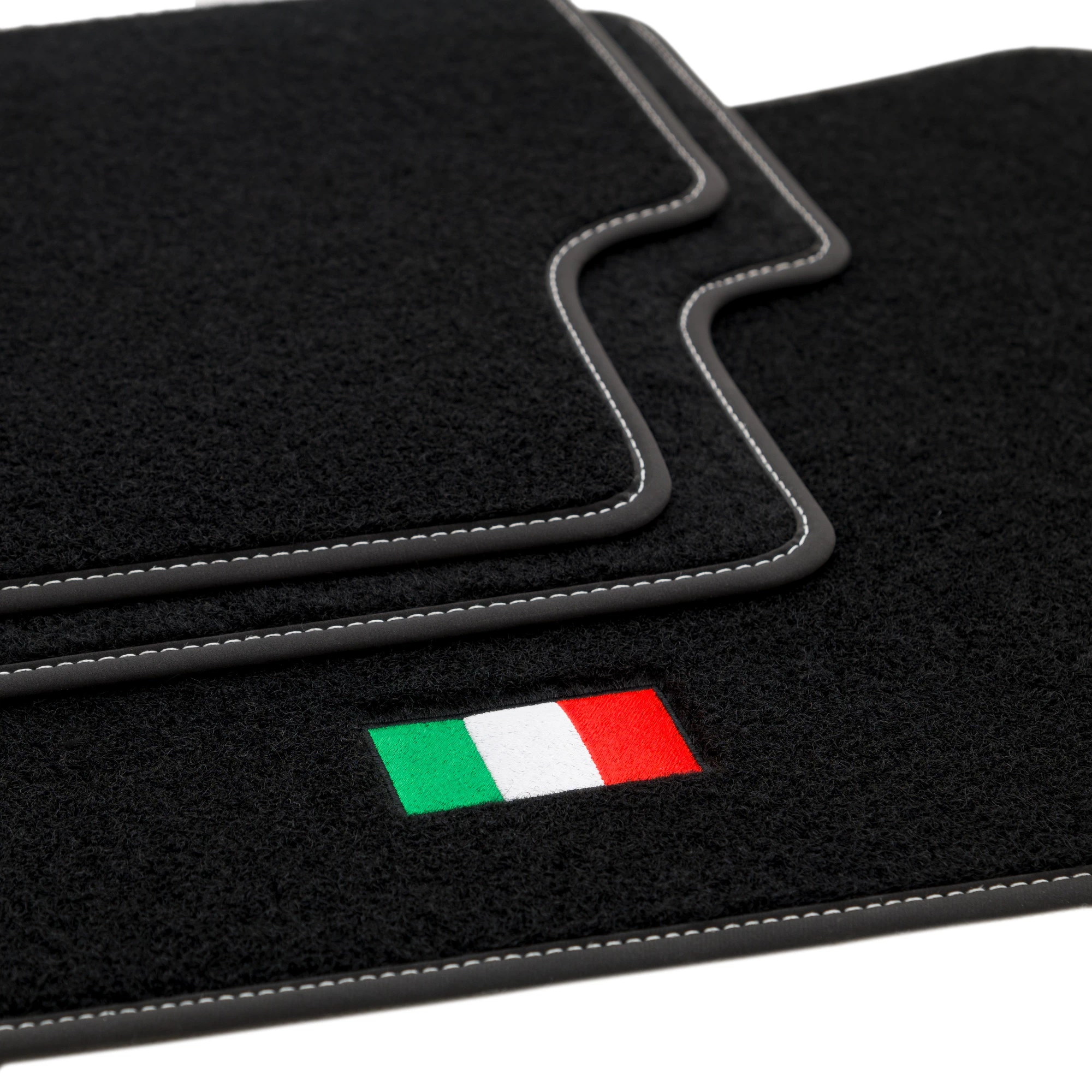 Stoffmatter Alfa Romeo Giulietta 2010 - 2020 │ Italy Club Style Velour Floor Mats – bilde 3