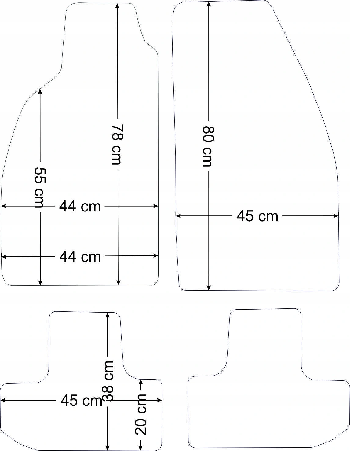 Stoffmatter Alfa Romeo GTV 1994 - 2005 – bilde 3
