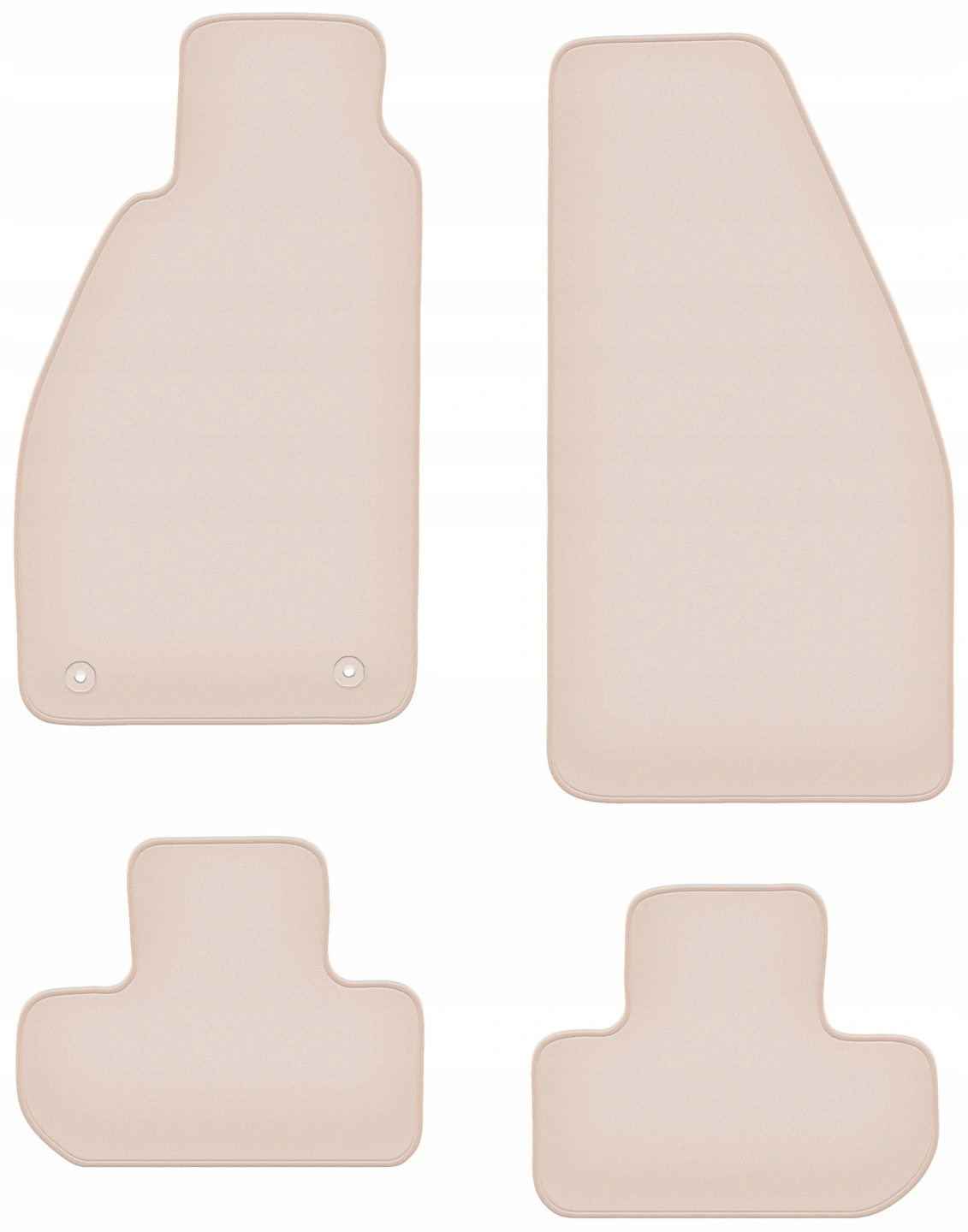 Stoffmatter Alfa Romeo Spider II 1993 - 2004 │ Beige Velour Floor Mats