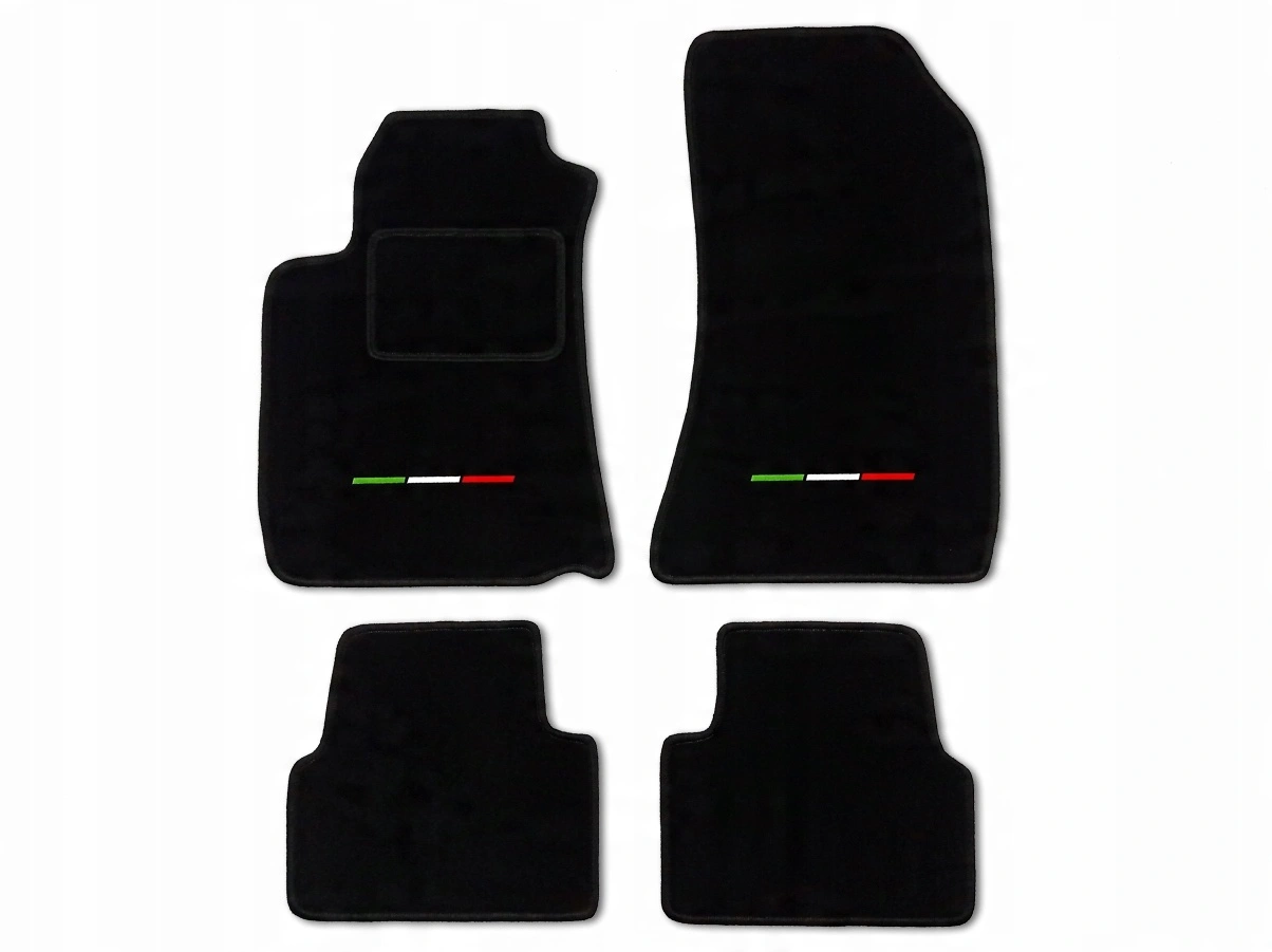 Stoffmatter Alfa Romeo Spider II 1993 - 2004 │ Italy Club Style Velour Floor Mats