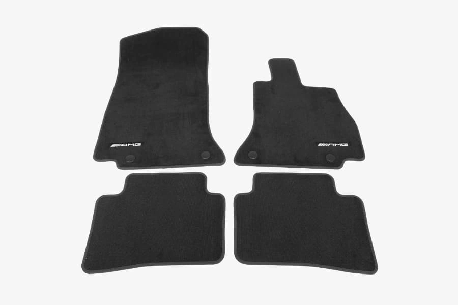 Stoffmatter AMG Mercedes-Benz C (W206 / S206 / X206) 2021 ->  │ AMG Black Edition velor mats
