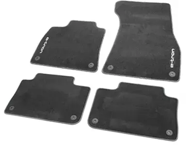 Stoffmatter Audi e-tron 2018 - 2023 / Q8 e-tron 2023 -> / Audi e-tron Sportback 2020 -> │ Genuine® Velour Floor Mats Image 1