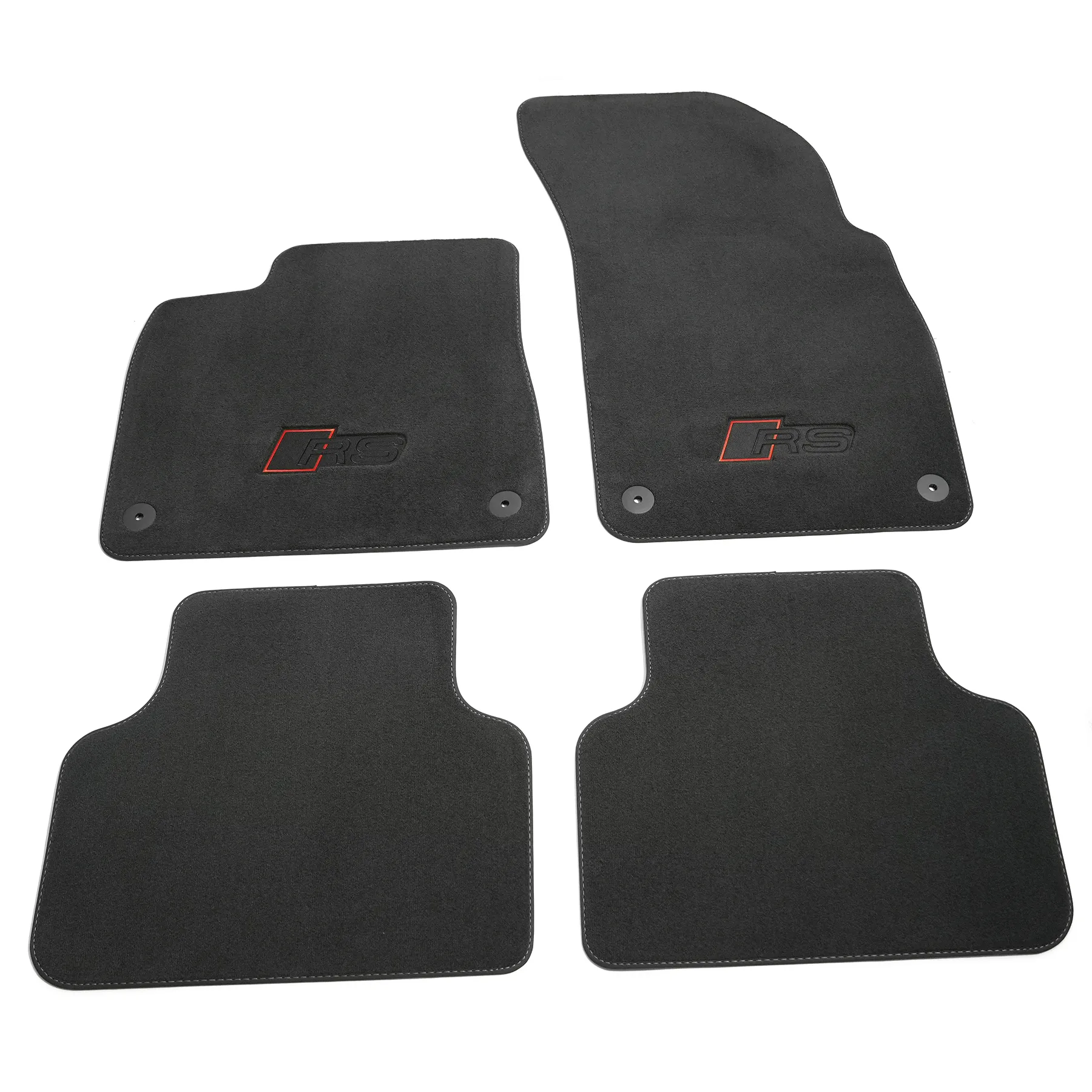 Stoffmatter Audi RS Q8 (4M) / Q8 (4MN) 2018 -> | Genuine® Audi RS Premium Velour mats - sett 4 stk.