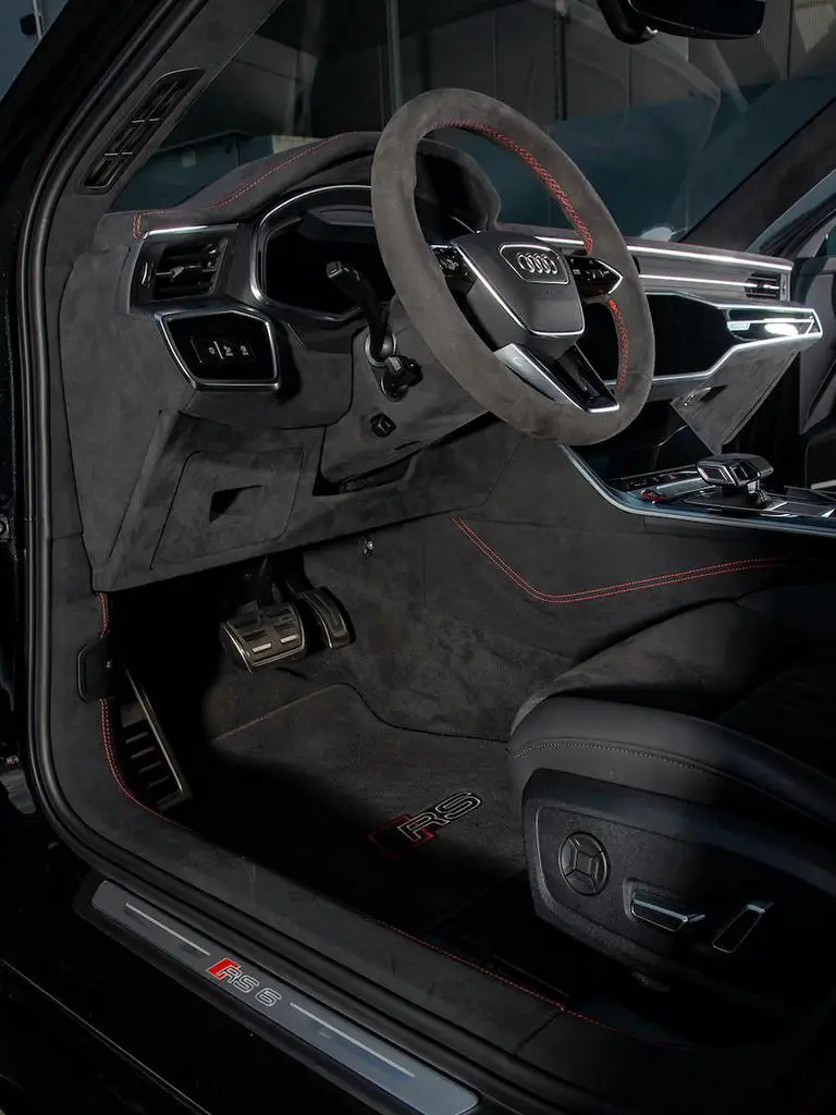 Stoffmatter Audi RS6 / RS7 | Genuine® Audi RS Premium Velour mats - sett 4 stk. – bilde 2