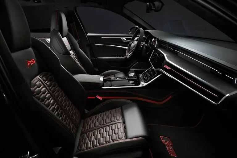 Stoffmatter Audi RS6 / RS7 | Genuine® Audi RS Premium Velour mats - sett 4 stk. – bilde 4