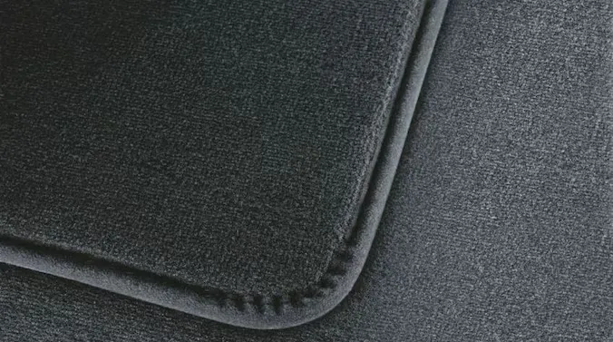 Stoffmatter BMW 2 Coupe (F22) / Cabriolet (F23) 2013 - 2021 │ bak - Genuine® Anthracite Rear Velour mats