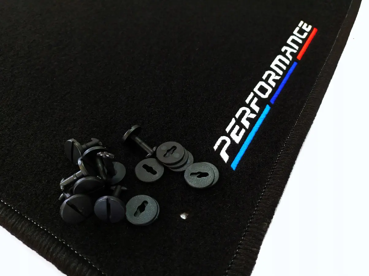 Stoffmatter BMW 3 (E46) 1998 - 2005 │ M Performance logo – bilde 5