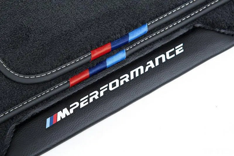 Stoffmatter BMW 3 (G20/G21) 2018 -> / BMW M3 (G80) 2018-> │ Genuine® ///M Performance Velour Mats – bilde 4