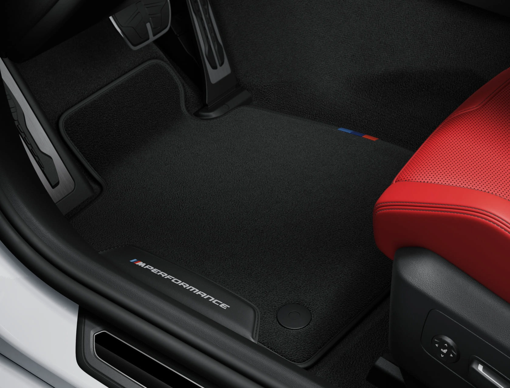 Stoffmatter BMW 5 / i5 (G60/G61) 2023 -> │ M Performance Velour Floor Mats - sett 4 stk. – bilde 2