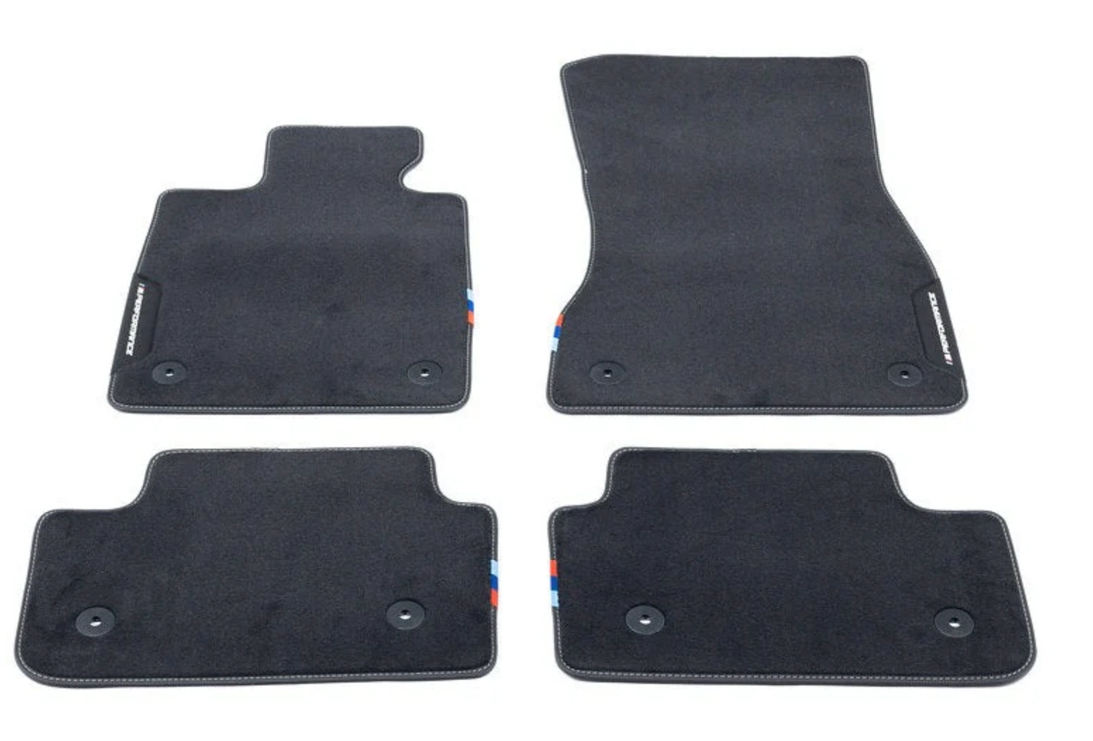 Stoffmatter BMW 5 / i5 (G60/G61) 2023 -> │ M Performance Velour Floor Mats - sett 4 stk. – bilde 3