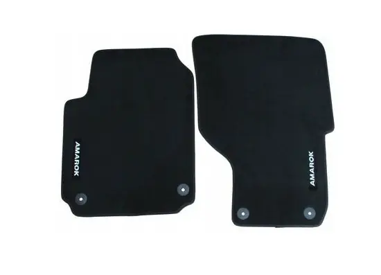 Stoffmatter foran OEM VW Amarok I 2009 - 2020 | 1. seterad