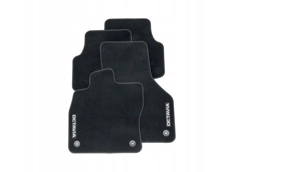 Stoffmatter gulvamatter sett Skoda Octavia III 3 2012-2019 OEM Orginale Premium