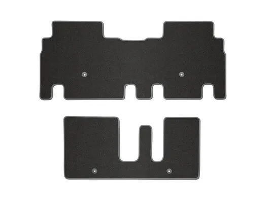 Stoffmatter Kia EV9 2023 -> │ bak velourmatter for 7 seter - Genuine® ECONYL® Textile floor mats - sett 2 stk. – bilde 2