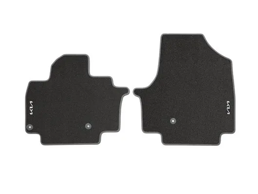 Stoffmatter Kia EV9 2023 -> │ foran velourmatter - Genuine® ECONYL® Textile floor mats - sett 2 stk. – bilde 2