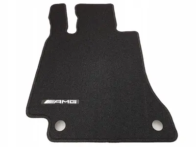 Stoffmatter Mercedes-Benz AMG C (W205 / S205) 2014 - 2021 │ Genuine® Black Velour Floot Mats - sett 4 stk. – bilde 6