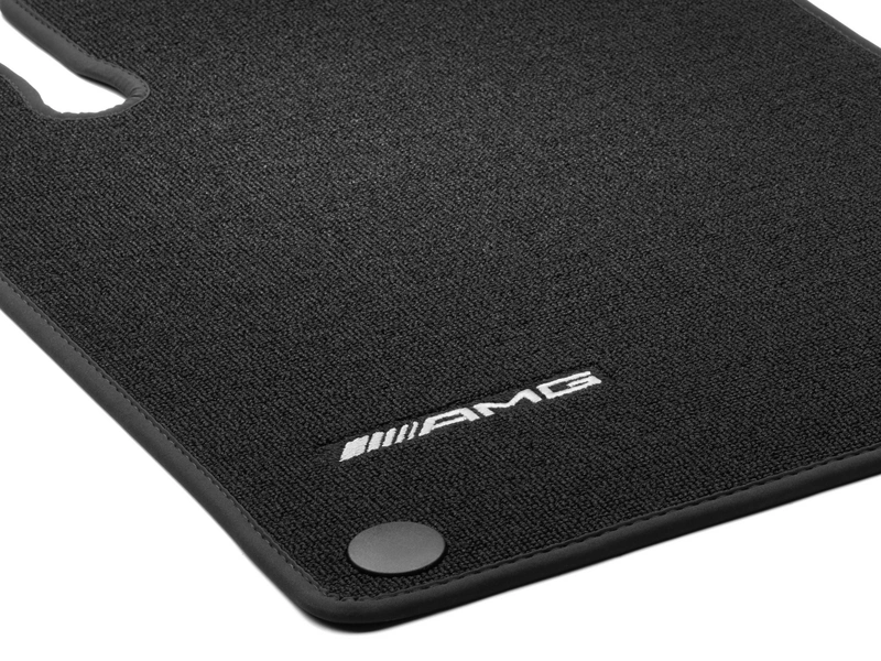 Stoffmatter Mercedes-Benz C (W205 / S205) 2014 - 2021 │ Genuine® AMG Floor Mats - sett 4 stk. – bilde 10