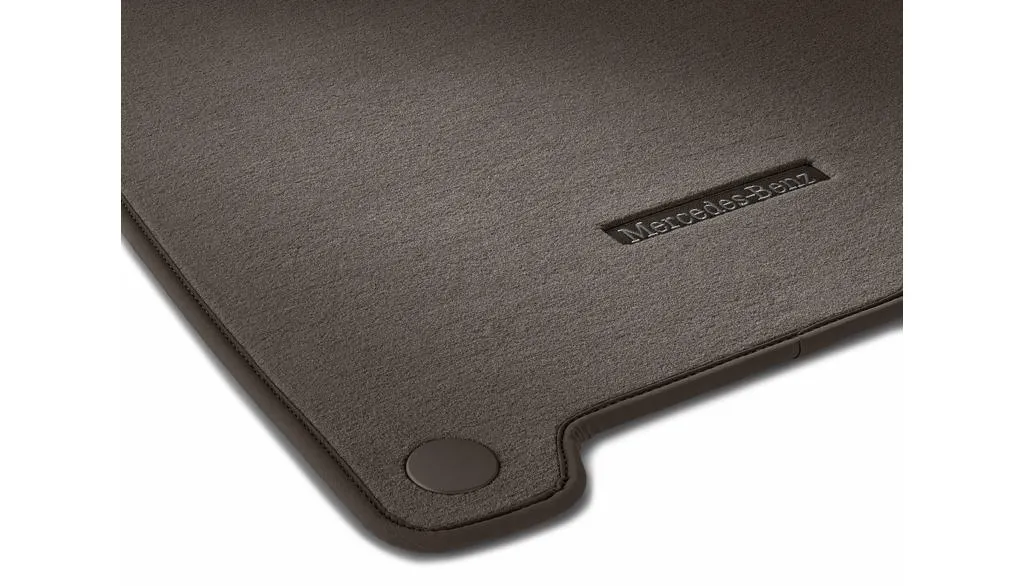 Stoffmatter Mercedes-Benz EQE SUV (X294) 2023 -> │ Genuine® Classic Balao Brown Velour Mats - sett 3 stk.