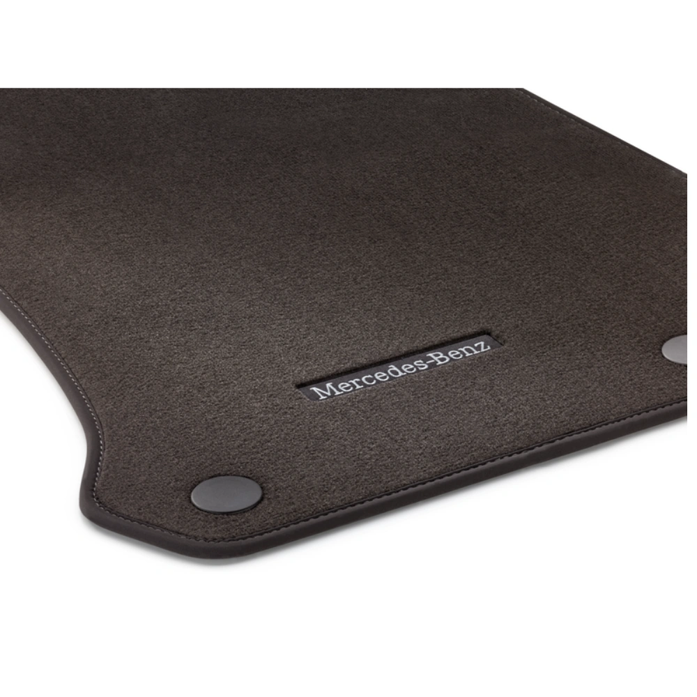 Stoffmatter Mercedes-Benz GLC X253 / C253 / EQC N253 │ Genuine Brown Edition velor mats – bilde 2