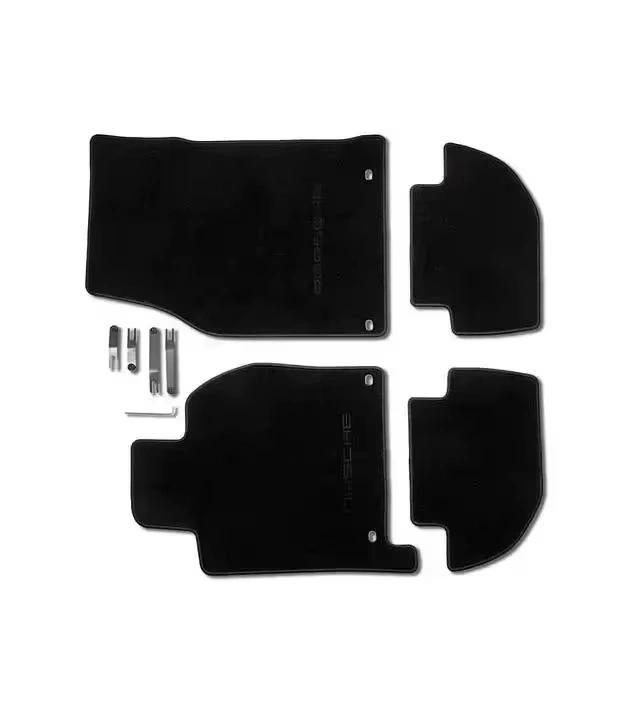 Stoffmatter Porsche 944 / 968 1982 - 1995 │ Genuine® Mats Carpet Set Black – bilde 7