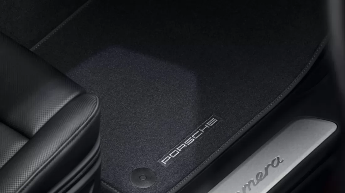 Stoffmatter Porsche Panamera II (971) 2016 - 2023 │ Genuine® Floor mats with Nubuk surround